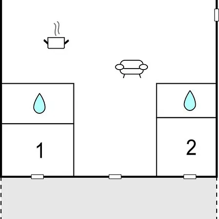 2 Bedroom Cozy In Apartman *